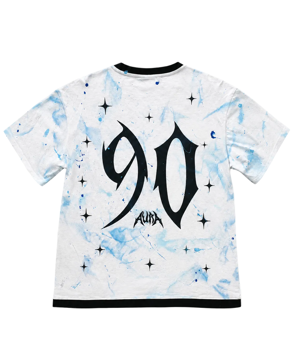 camiseta blanca corta spray