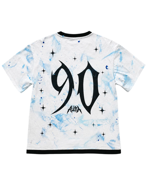 camiseta blanca corta spray