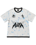 camiseta blanca corta spray