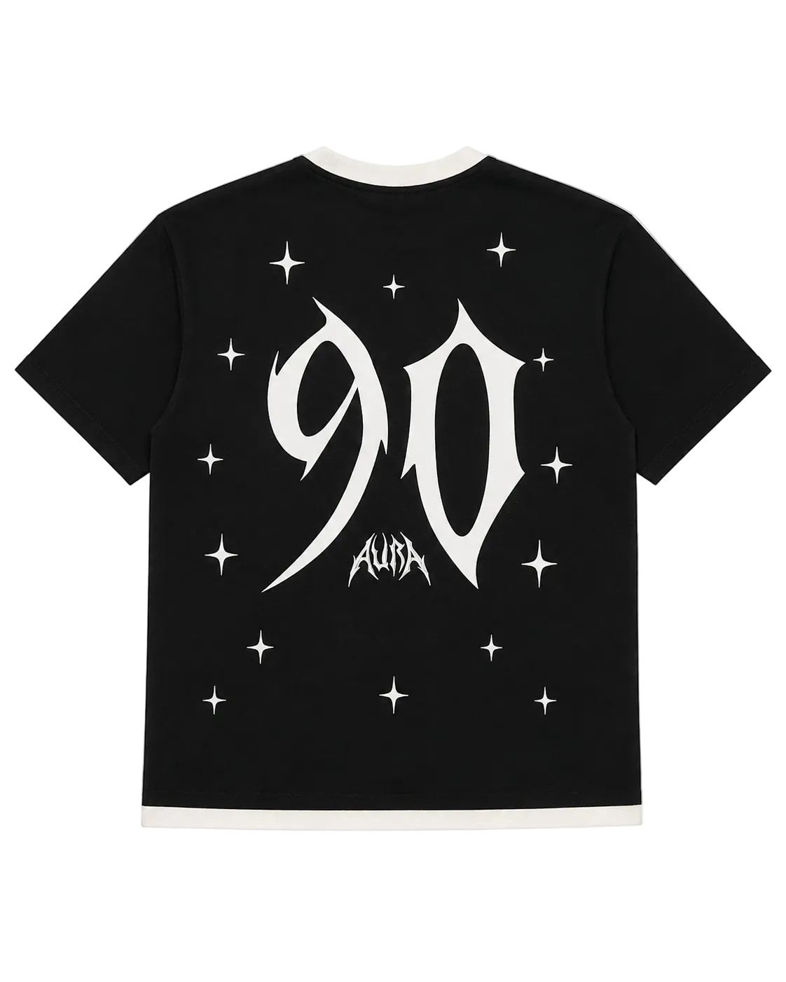 camiseta corta negra