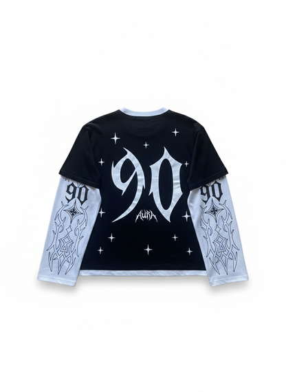 Camiseta de doble manga