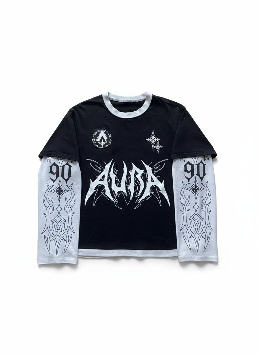 Camiseta de doble manga