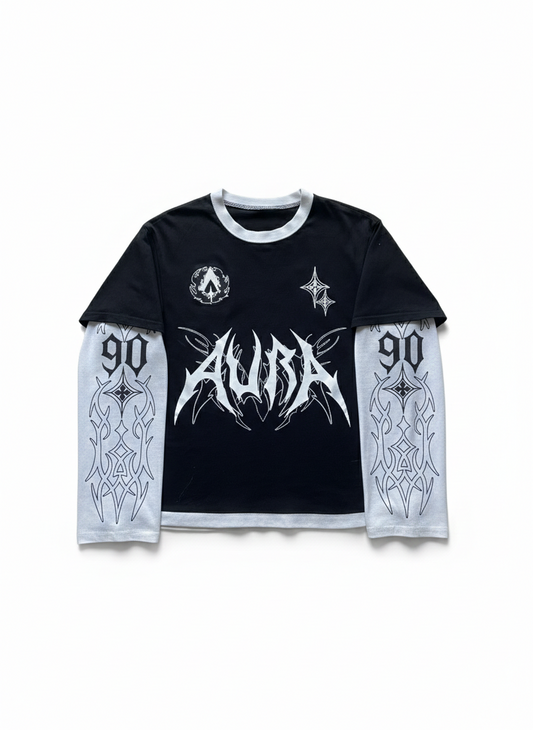 Camiseta de doble manga