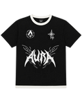 camiseta corta negra